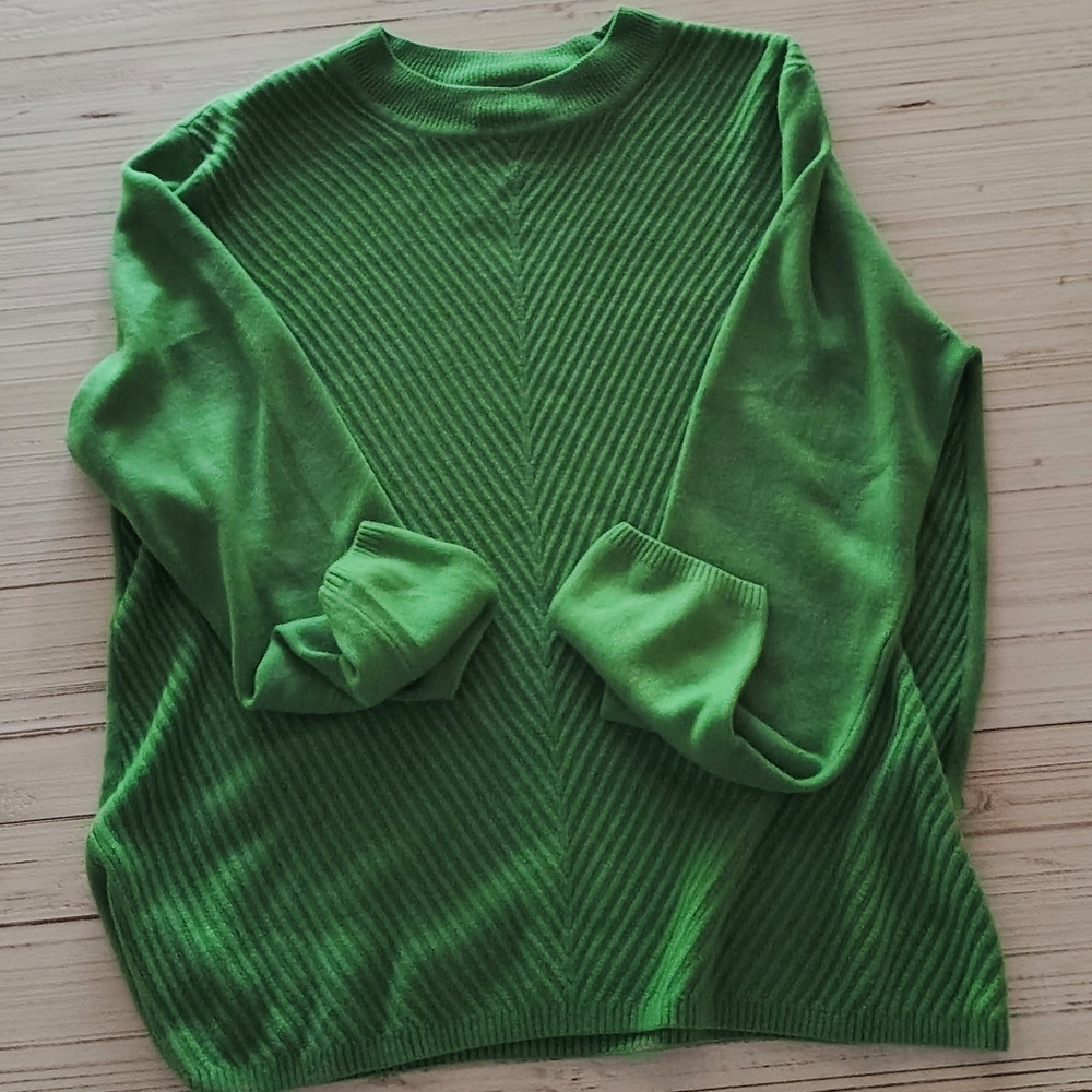 Kim Rogers Signature Green Knit Sweater